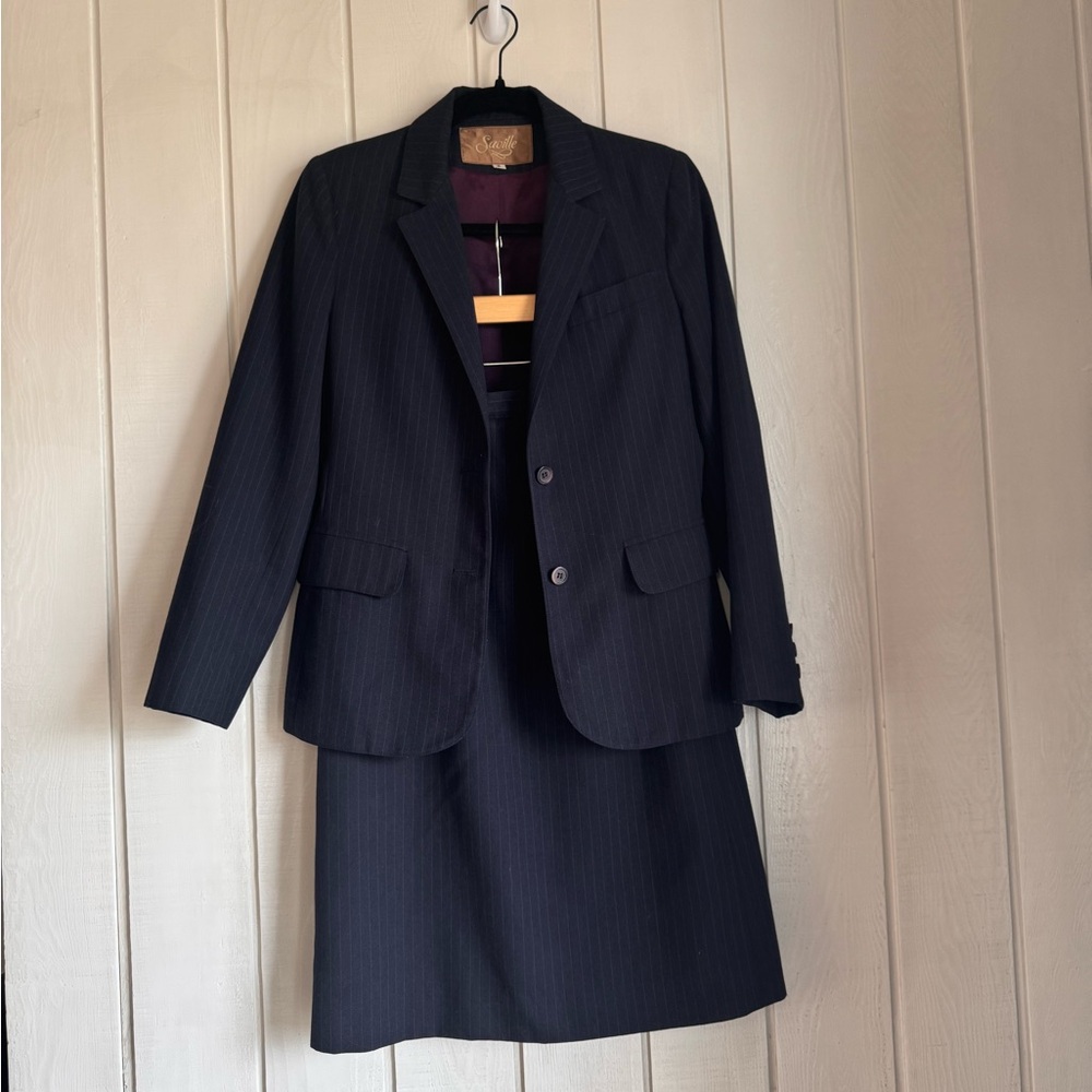 Vintage Black Skirt Set